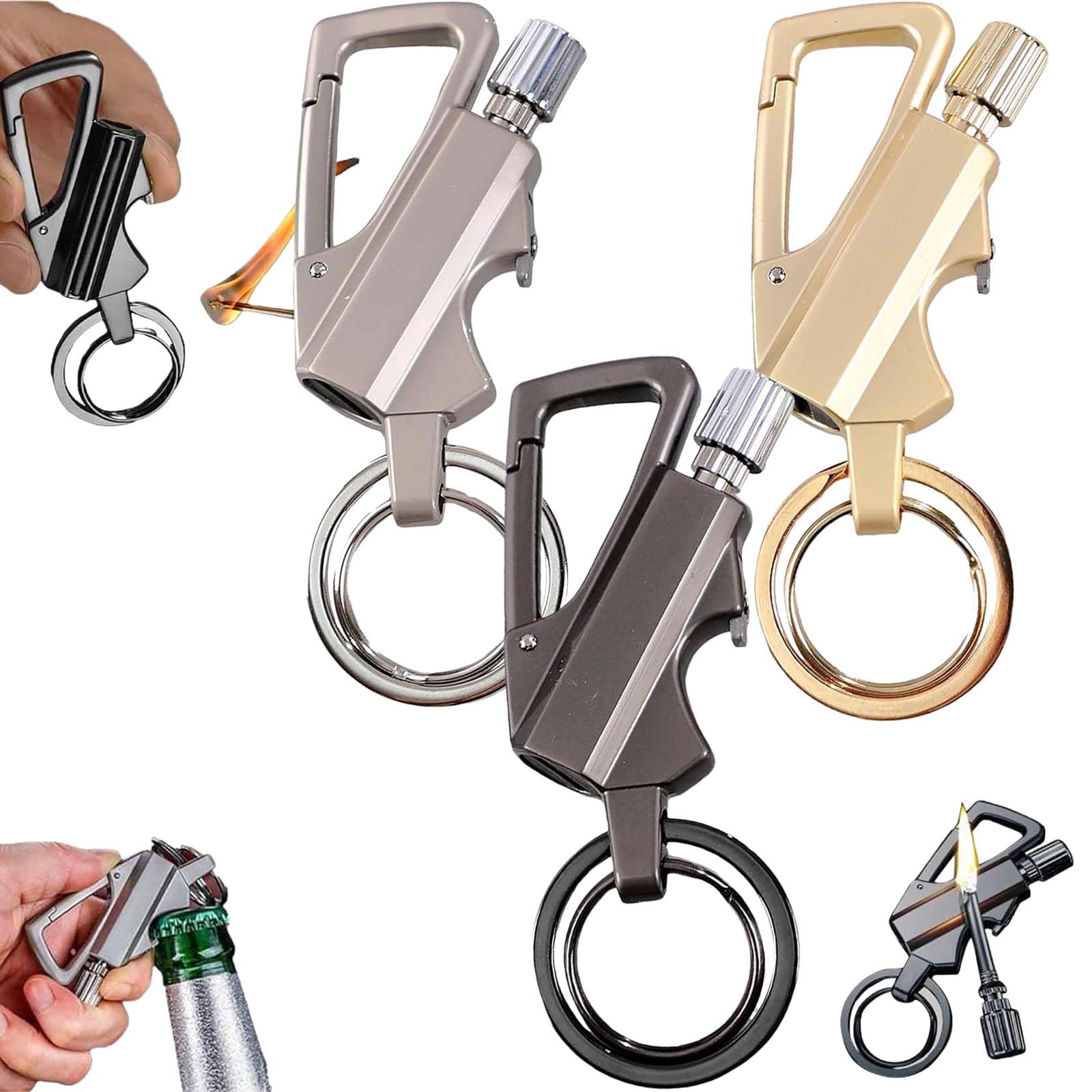 SOULRAZY Infinity lighter close-up in silver shows durable metal craftsmanship and reliable ignition.