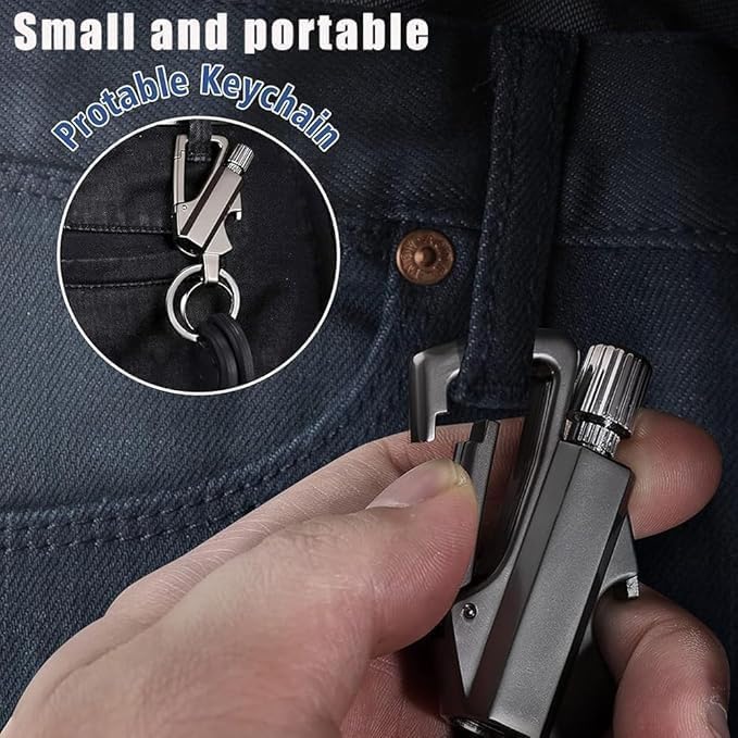 SOULRAZY Infinity lighter windproof ignition ready under outdoor conditions.