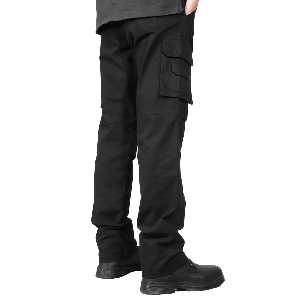 Soulsfeng men's black cargo pants cargo pockets for secure essentials