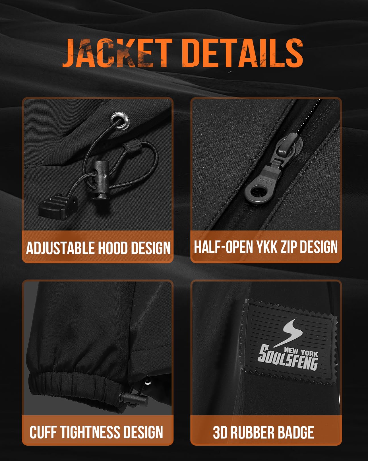 Soulsfeng heated hoodie right chest heating zone delivers quick warmth