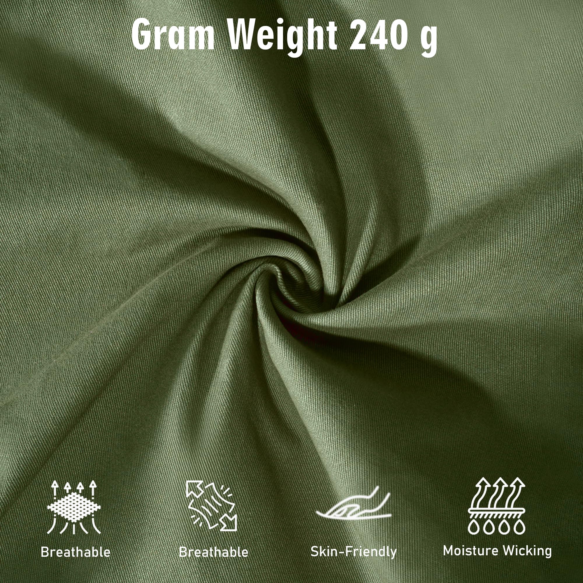 Soulsfeng green cargo pants on trail illustrating outdoor-ready versatility