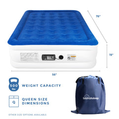 SoundAsleep Dream Series built-in pump for quick, effortless setup.