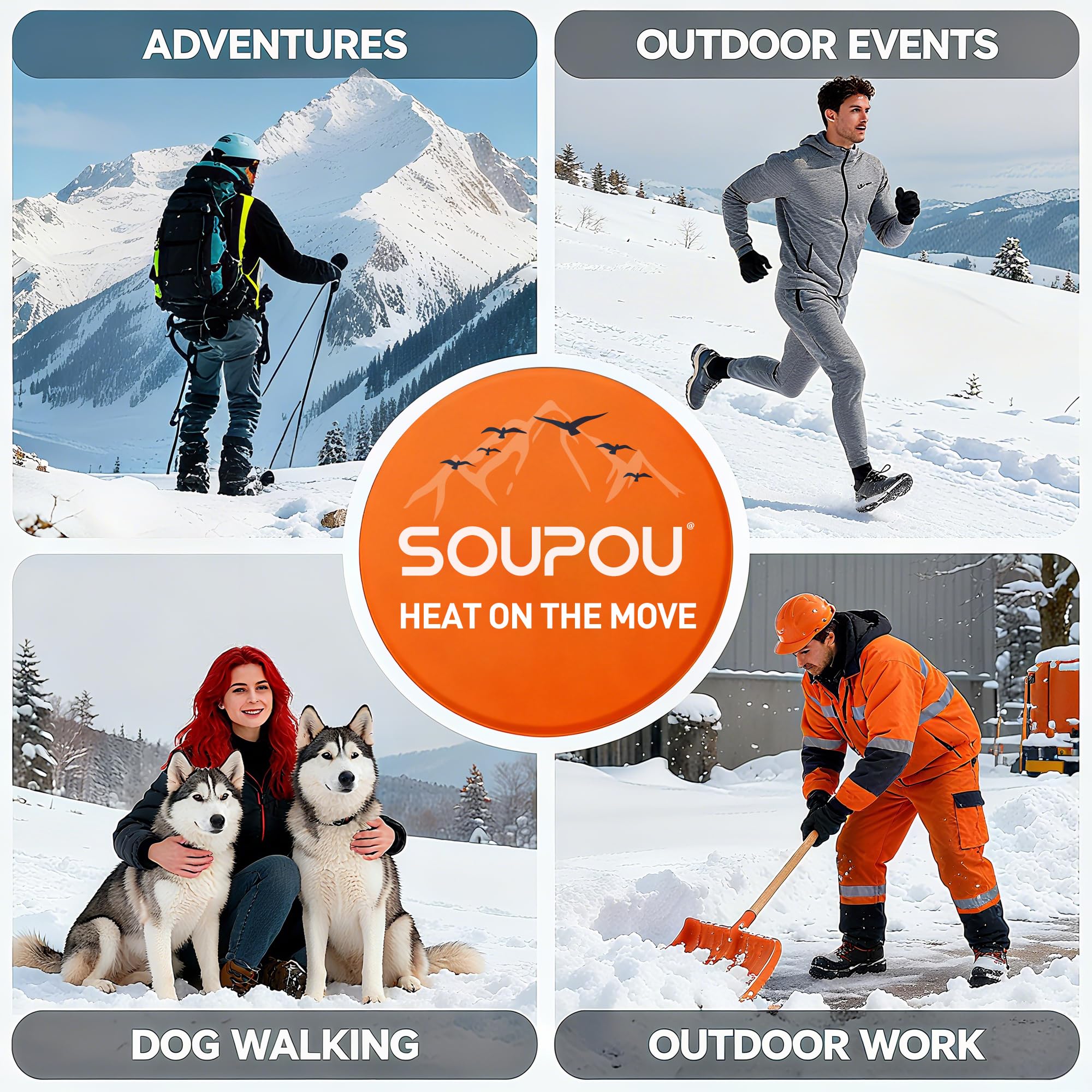Soupou hand warmers travel-emergency-kit showcasing travel-ready warmth