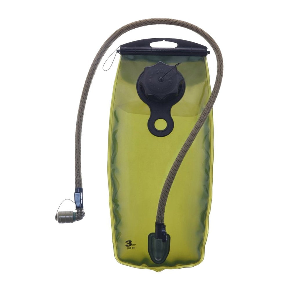 Source Hydration Bladder WXP wide opening fill for easy refilling and cleaning.