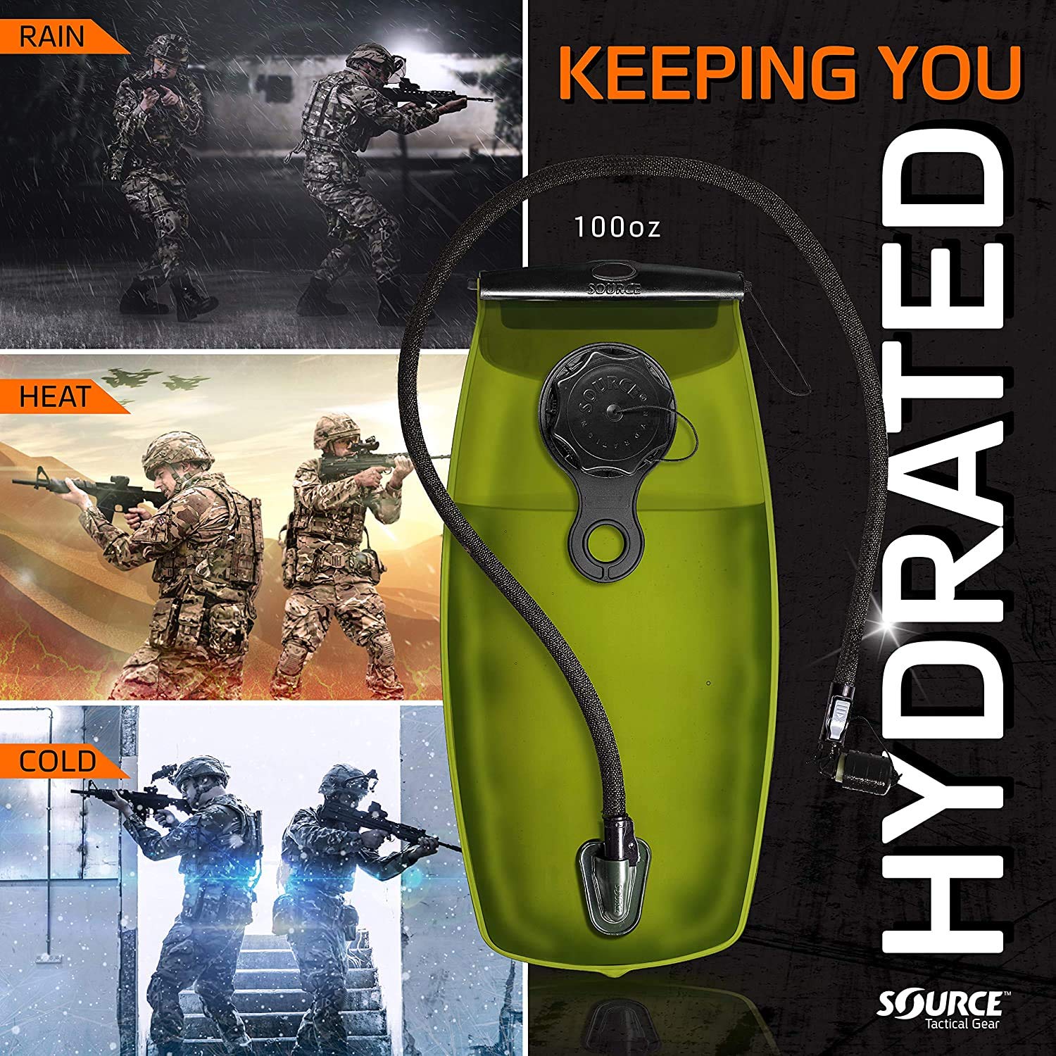 Source ILPS system valve detail focuses on easy-access control for quick hydration.