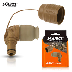 Source Helix QMT connection enables quick, secure attachment to drinking tubes