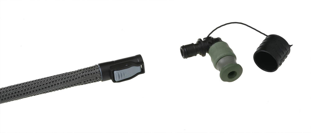 Source QMT-connected tube for quick, secure field attachment