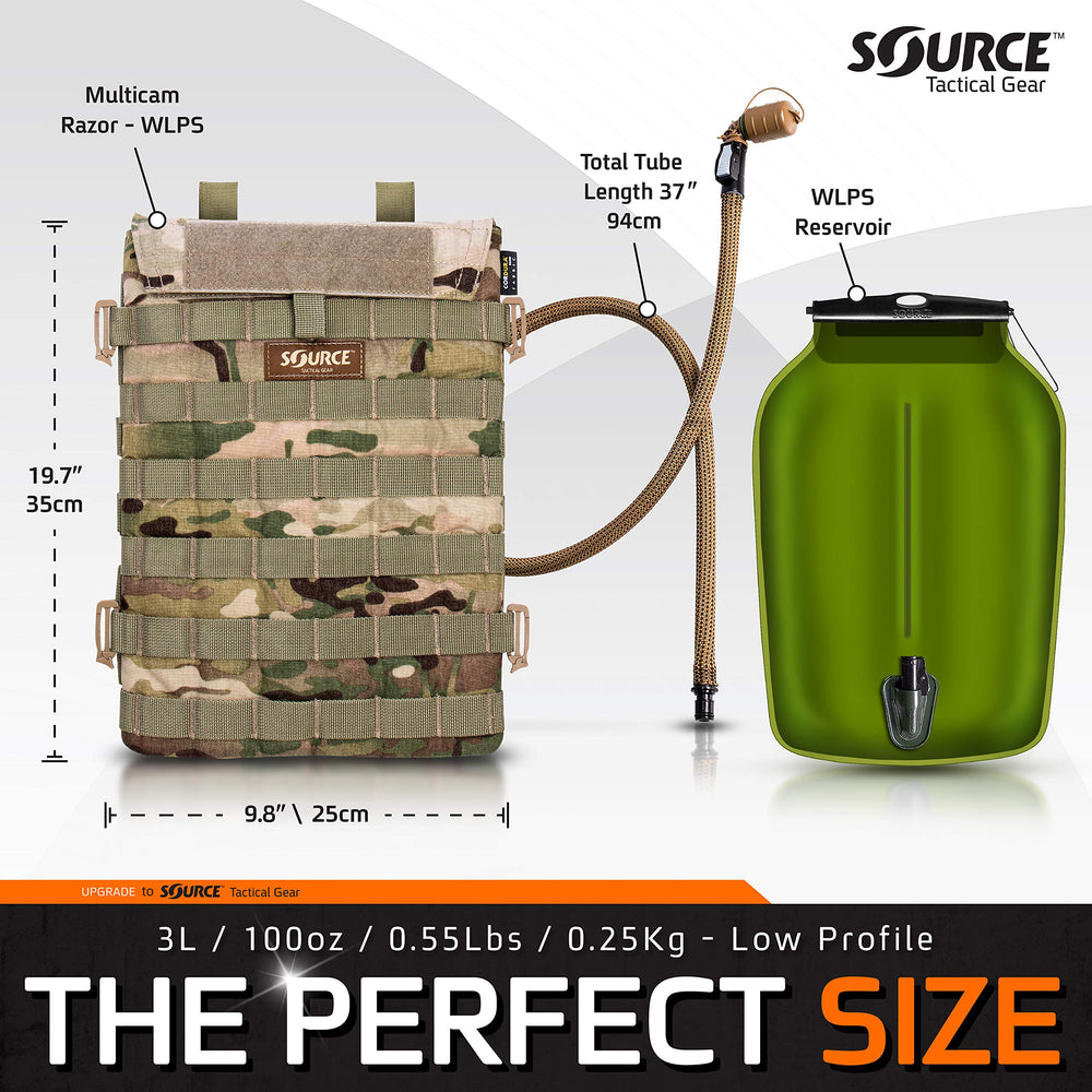 Source Razor Storm valve and insulated tube for high-flow drinking on the move.