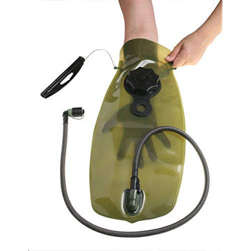 Source insulated reservoir sleeve preserves cold beverages for longer workouts.