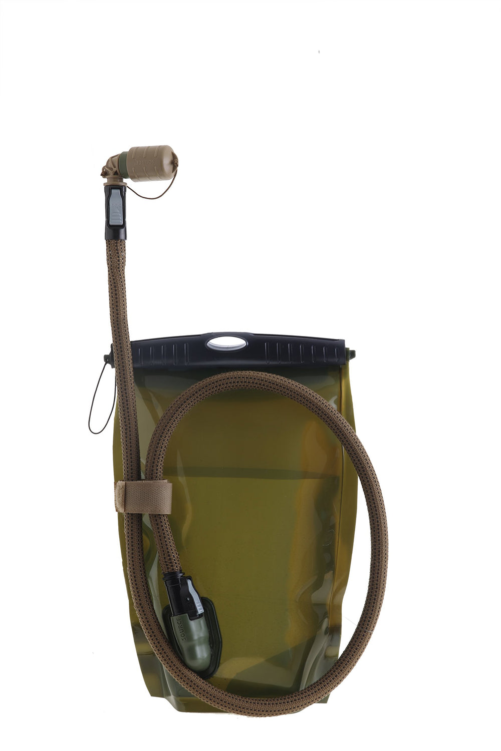 Source Tactical Kangaroo collapsible canteen in coyote color with 1L capacity for on-the-go hydration