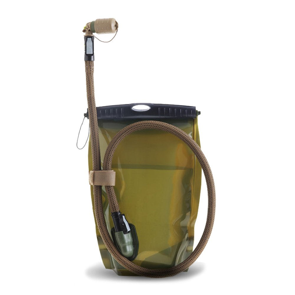 Source Tactical Kangaroo Widepac 1L bladder shown for easy refilling and cleaning.