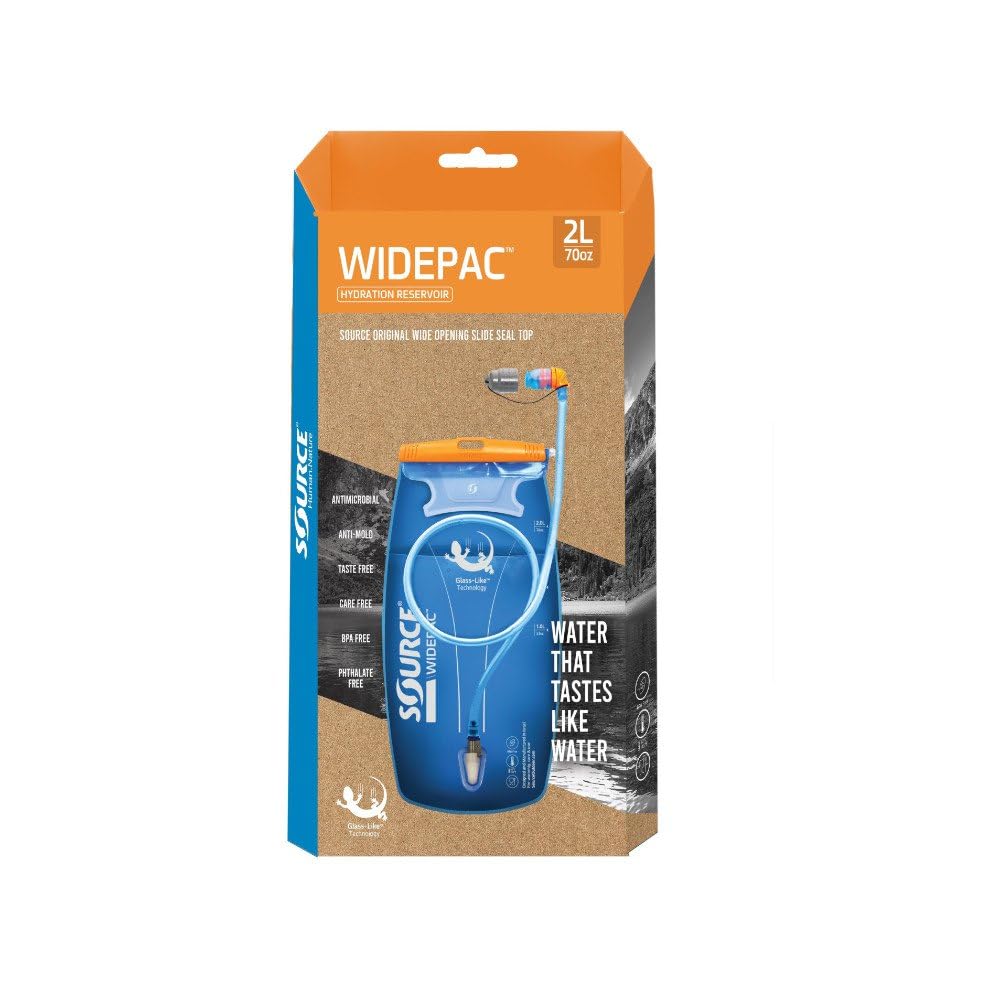 Source Widepac Alpine Blue silicone mouthpiece for comfortable sipping on the go.