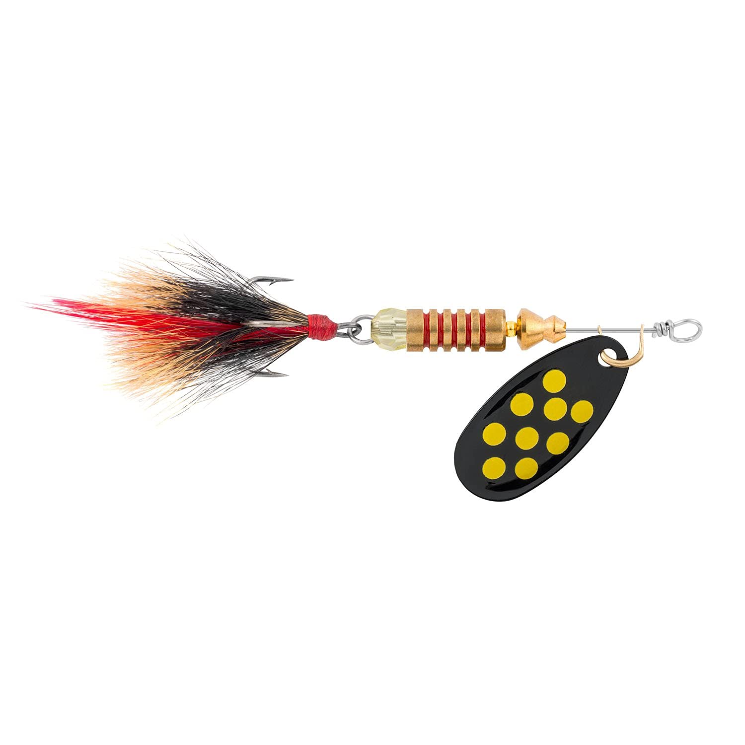 South Bend Blackfire Inline Spinner with brass blade for freshwater fishing
