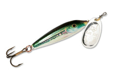 South Bend Blue Fox Vibrax Minnow Spin 3/16 Minnow-Silver for versatile freshwater fishing