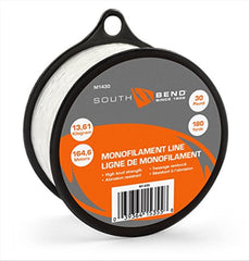 South Bend Monofilament Fishing Line – 15 lbs Test, 370 yards, clear