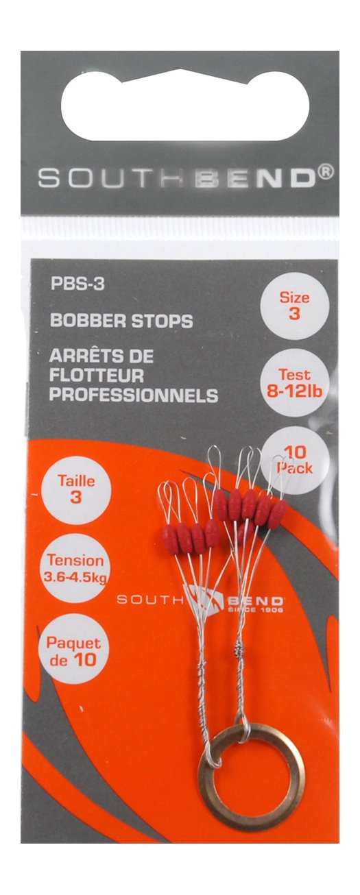 South Bend Professional Bobber Stop Size 3 for precise depth control.