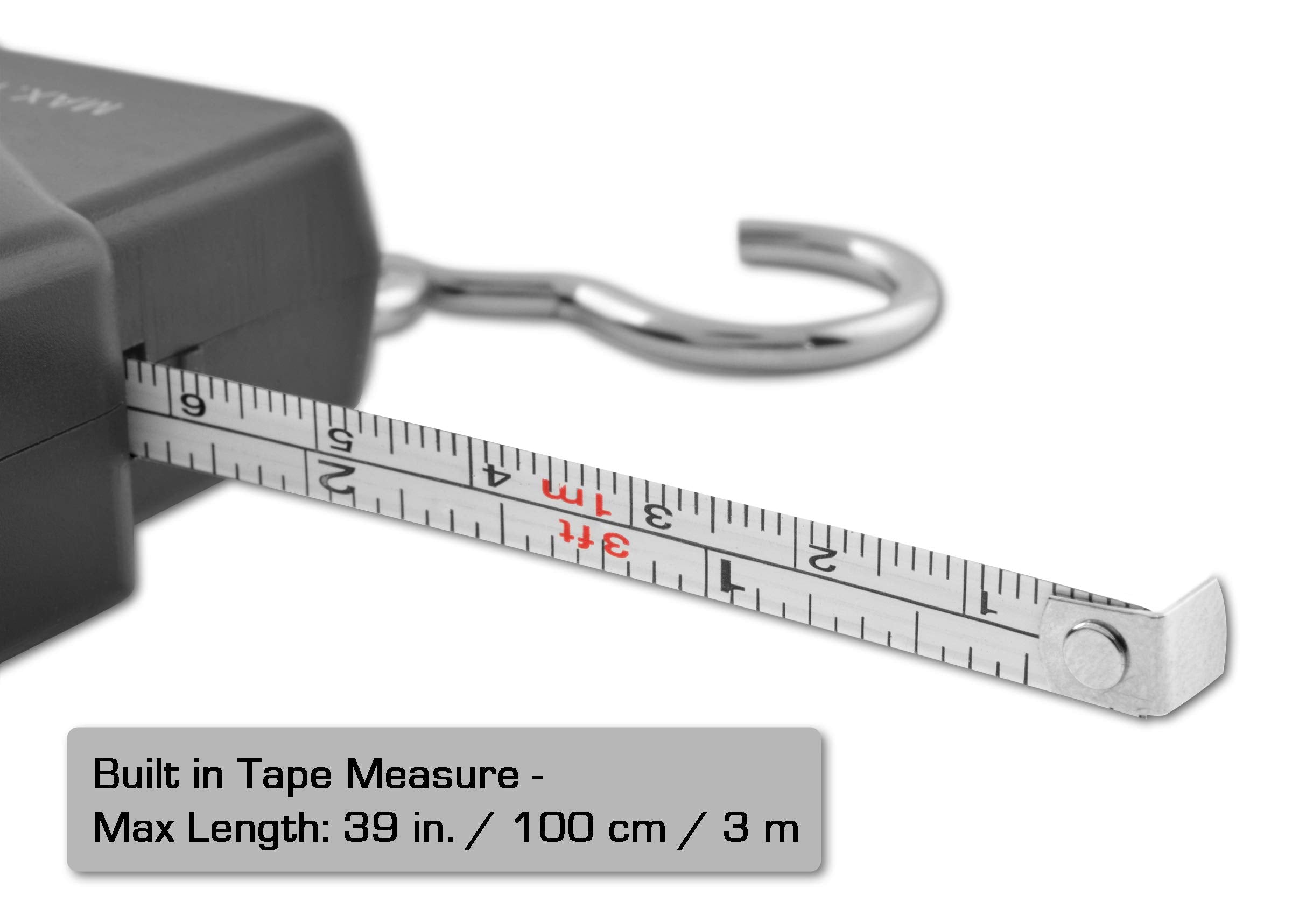 Ambient temperature readout in Fahrenheit and Celsius