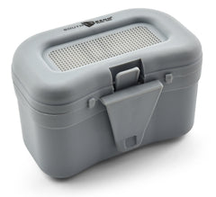 Open lid of SB501DX bait holder showing insulated interior