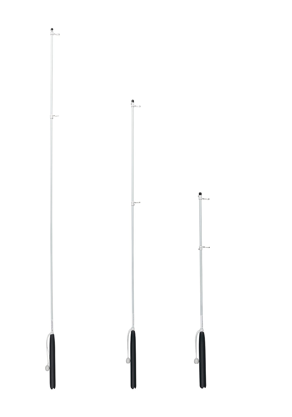 South Wind Designs premium two 54-inch boat flagpole for secure flag display.