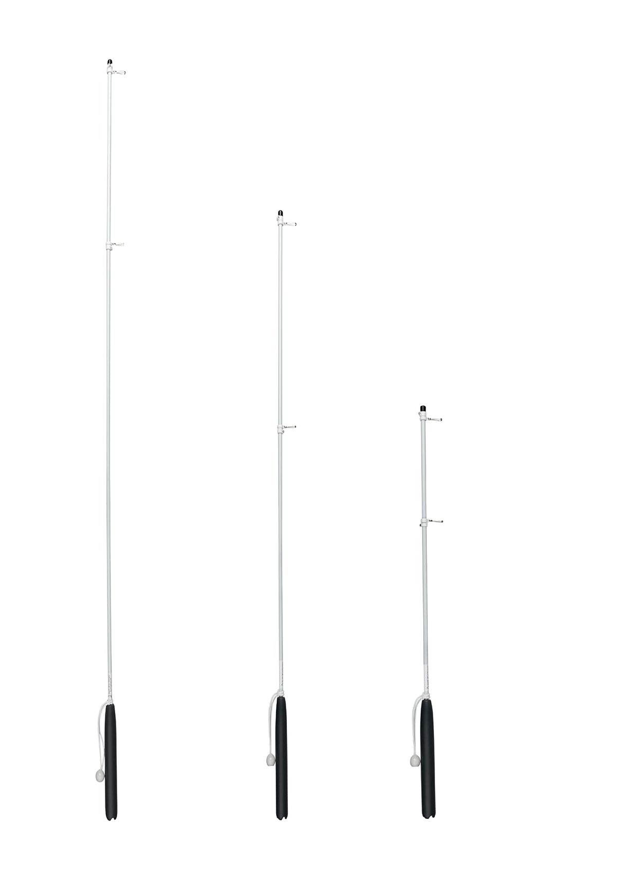 South Wind Designs premium two 54-inch boat flagpole for secure flag display.
