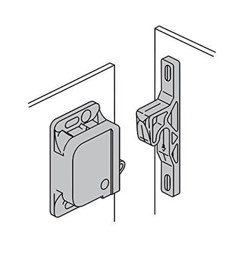 Southco C3-805 grabber latch in cabinet application showing secure closure use case.