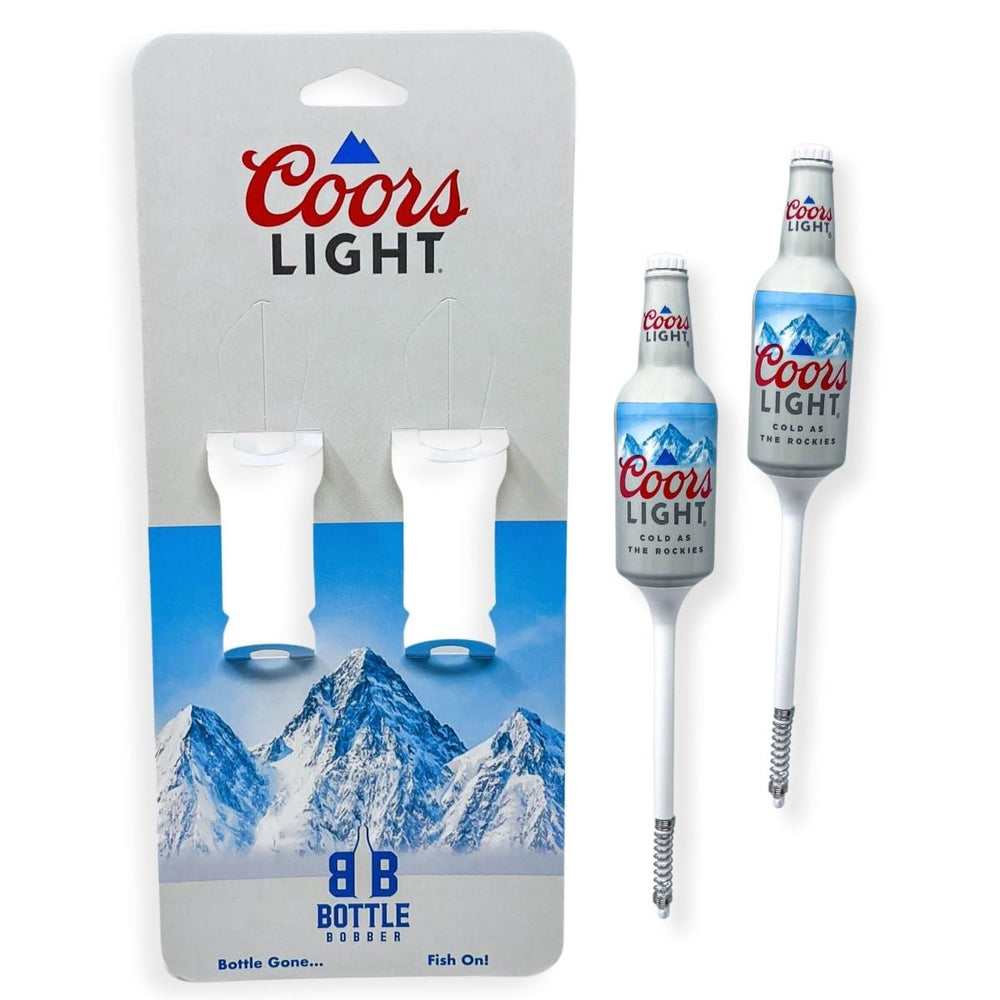 Dad gift moment with Coors Light bottle bobbers as a conversation piece