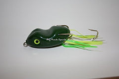 Southern Lure SCUM FROG Junior topwater bass lure with adjustable trailer hook for weedless fishing