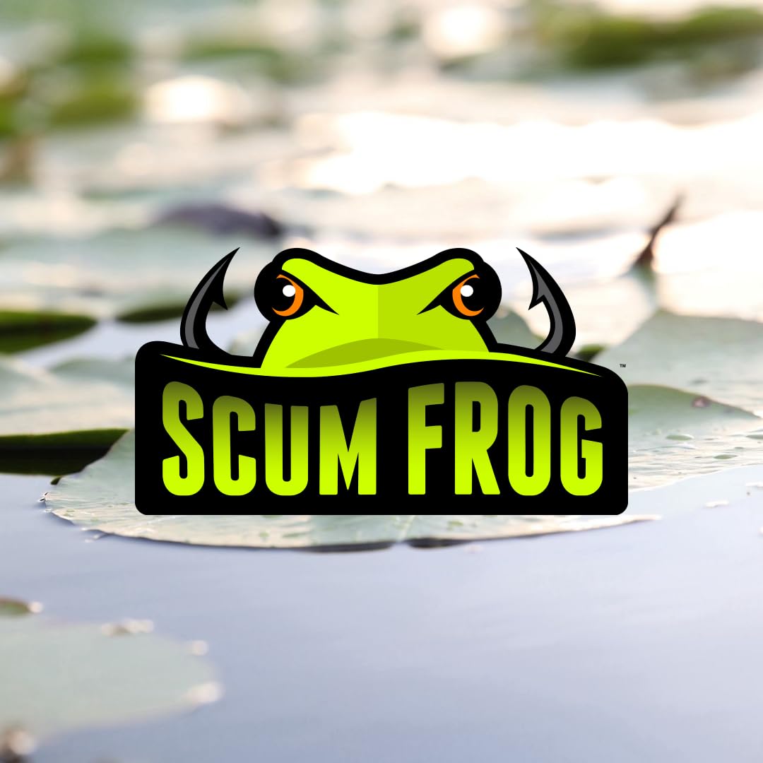 Southern Lure Scum Frog natural chartreuse finish appears lifelike on water