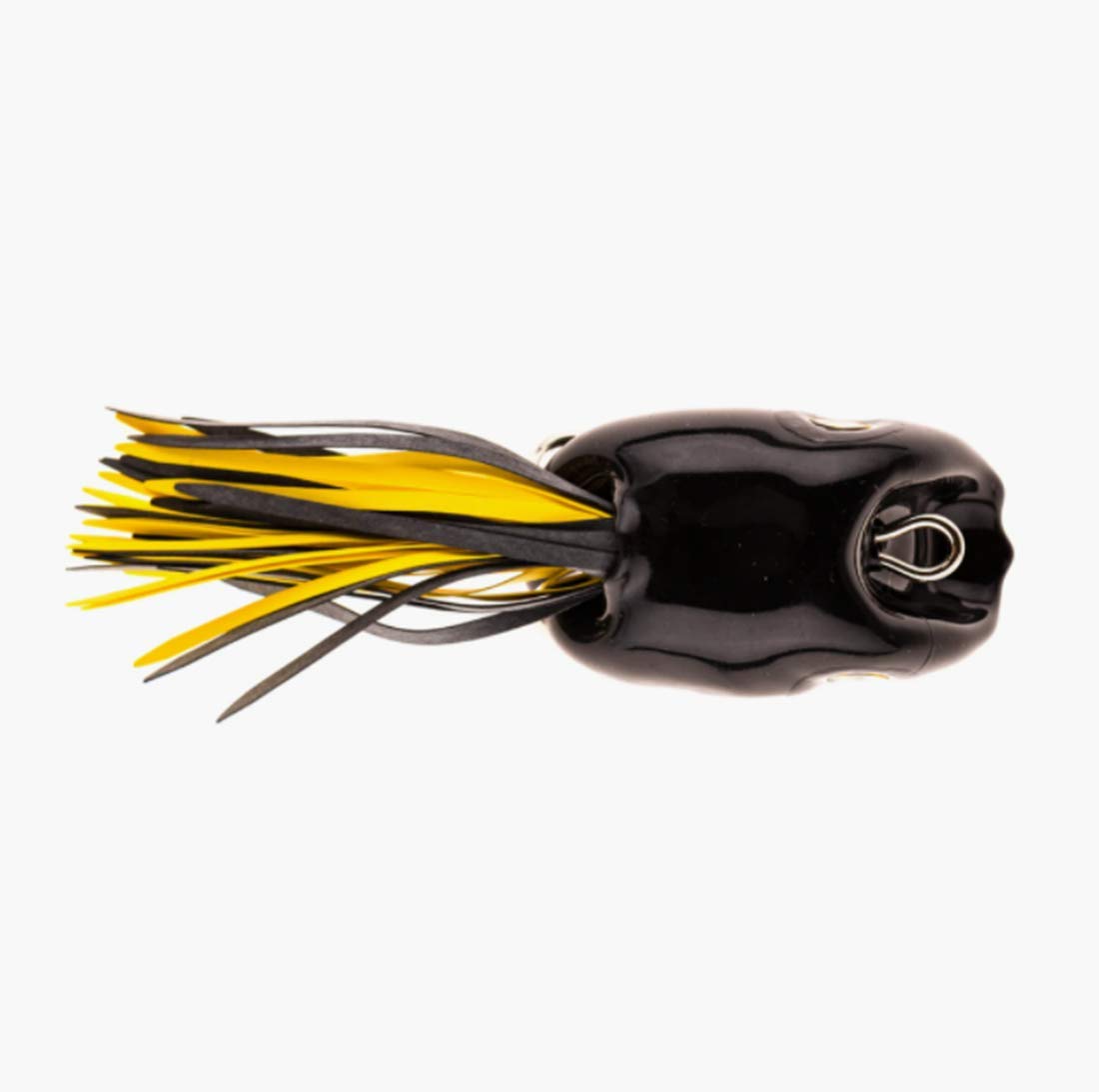 Southern Lure Scum Frog Popper weedless double-hooks gliding through vegetation with minimal snagging.