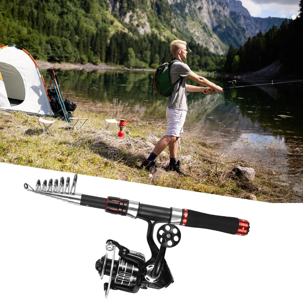 SOUUXIU 100m-fishing-line-included supports versatile setups for different fish.