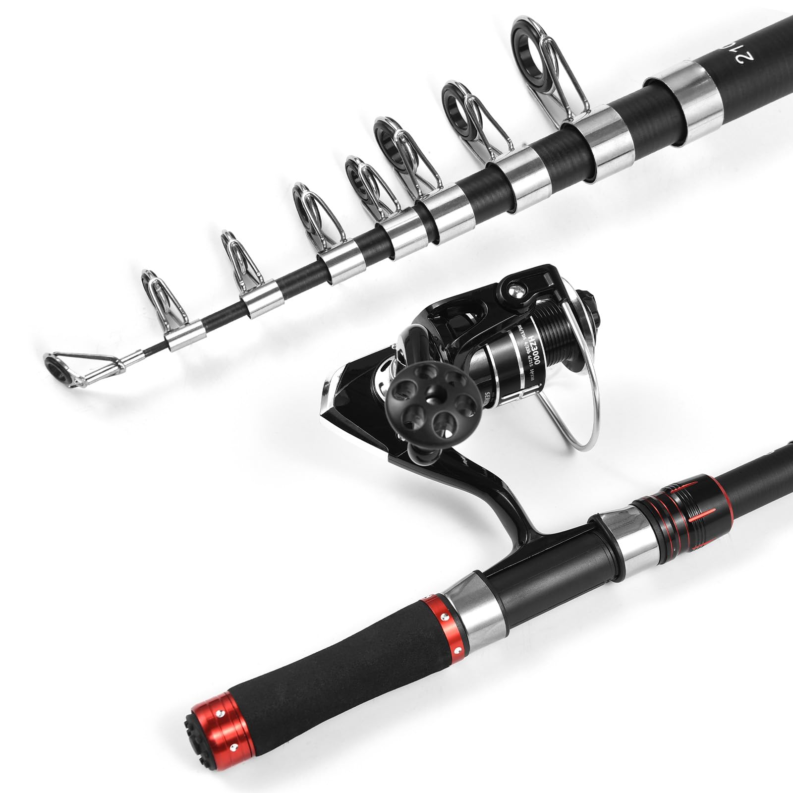 SOUUXIU folded-compact-rod allows easy storage in trunks and backpacks.