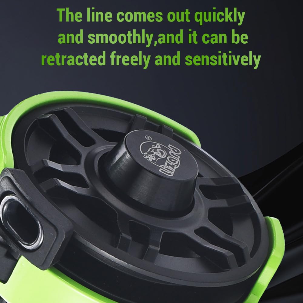 SOUUXIU elevated handle improves grip for longer ice fishing sessions.