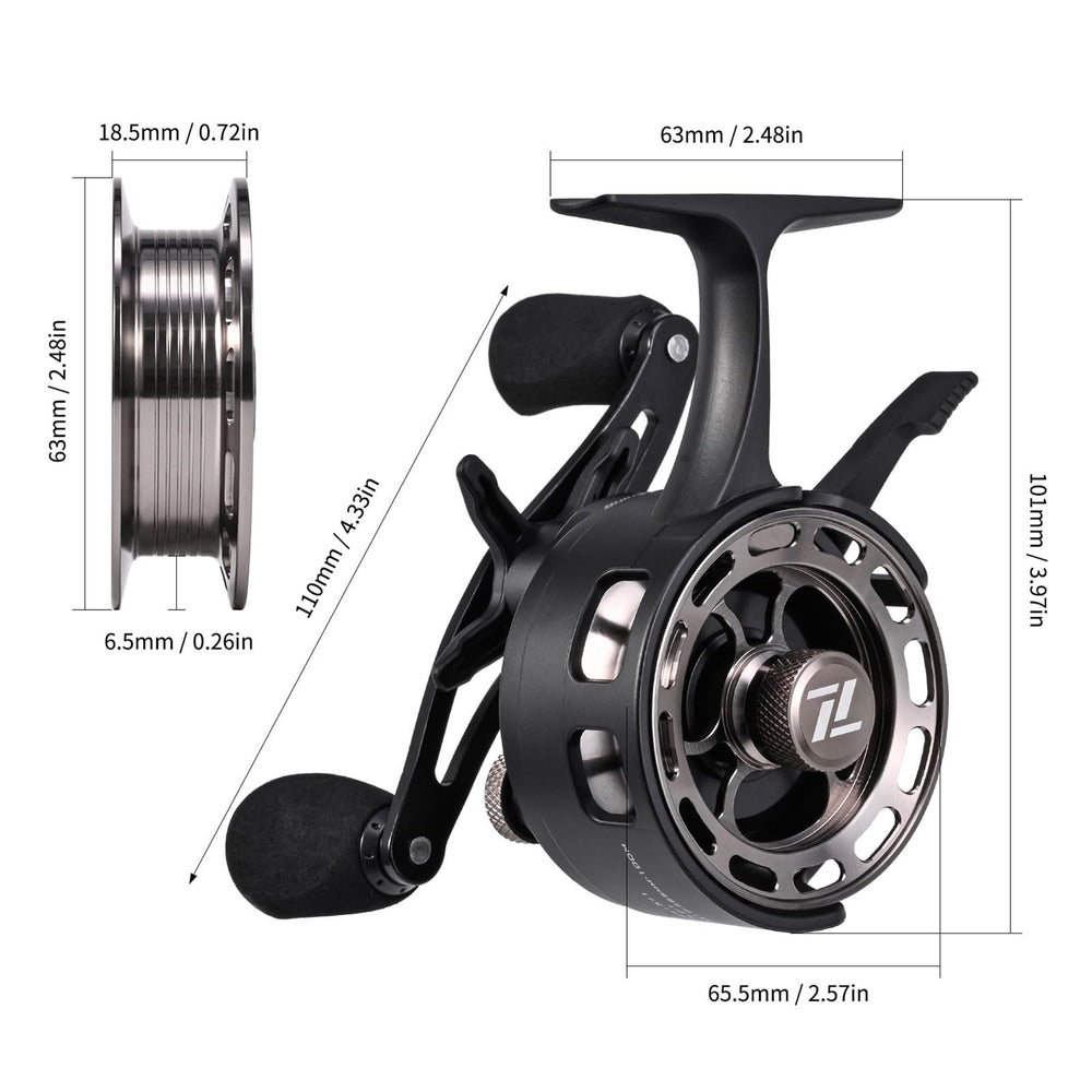 Souuxiu ice reel large spool capacity supports longer line setups for deep-water rigs.