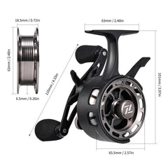 Souuxiu ice reel large spool capacity supports longer line setups for deep-water rigs.