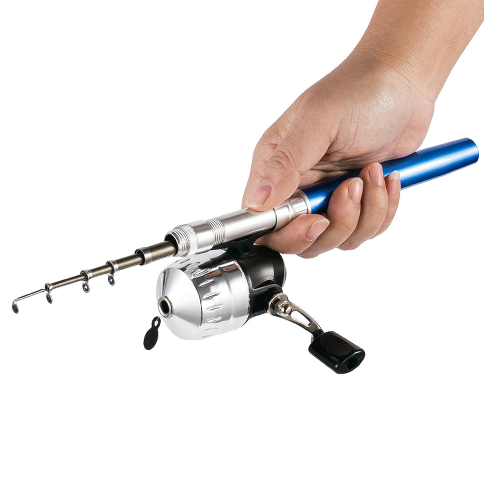 SOUUXIU pen fishing rod at 63in extended for longer casts