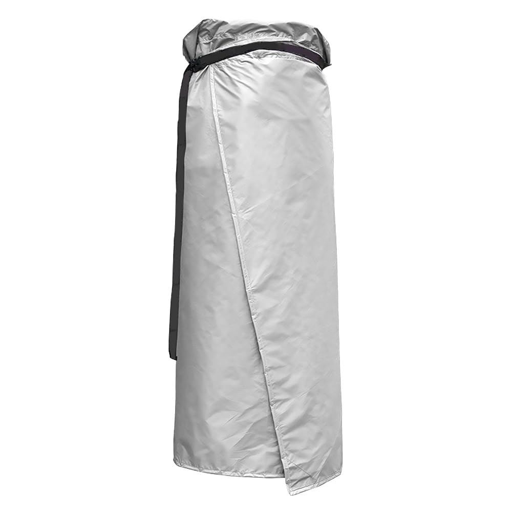 SOUUXIU rain skirt ultralight, packable for hiking adventures.
