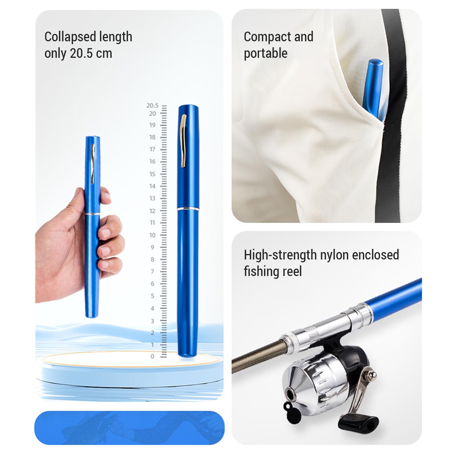 SOUUXIU nylon-enclosed reel designed for smooth operation
