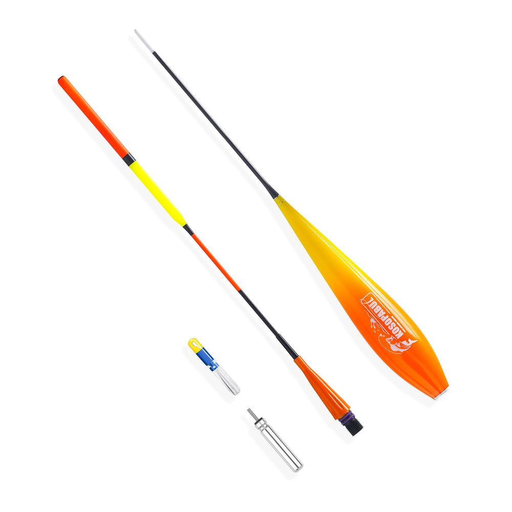 Sovietiep LED slip bobber mounted on fishing rod for day and night fishing