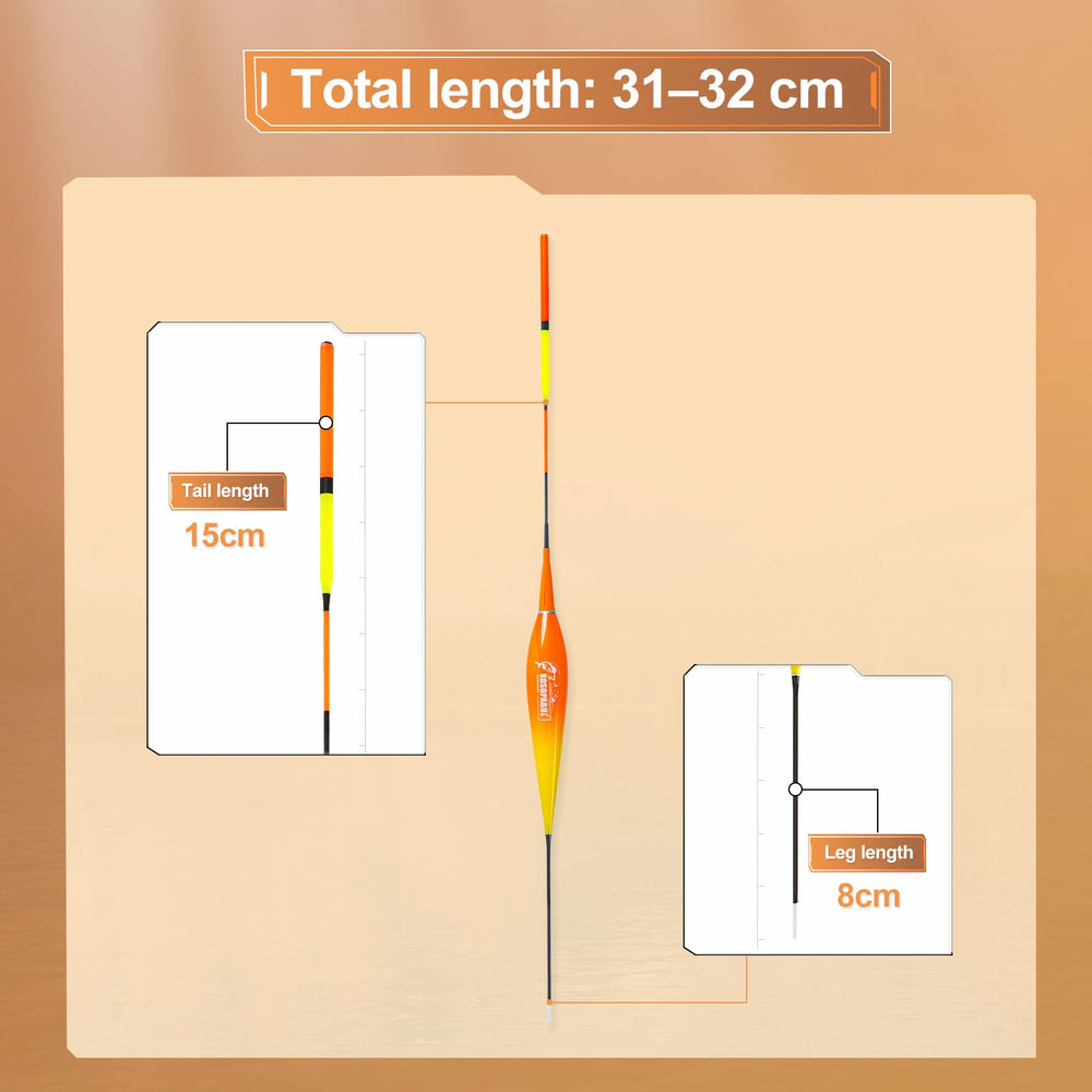 Slip bobber used in still water depth of 5-12 meters