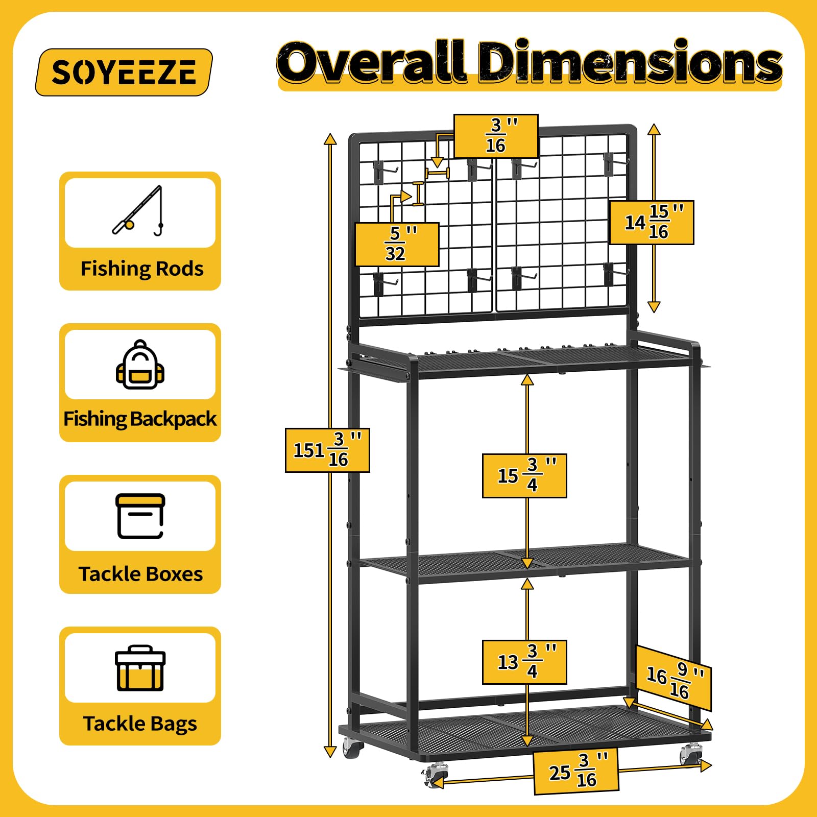 SOYEEZE top pegboard hooks keep tools within easy reach