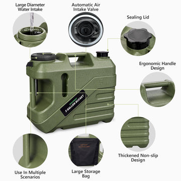 SPACEREST included hose and accessories enable versatile outdoor rinsing.