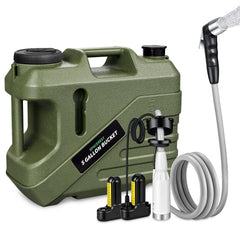 SPACEREST portable shower front view for convenient camping showers.