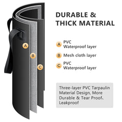 SPACEREST solar shower bag highlights durable triple-layer material for leak-proof performance
