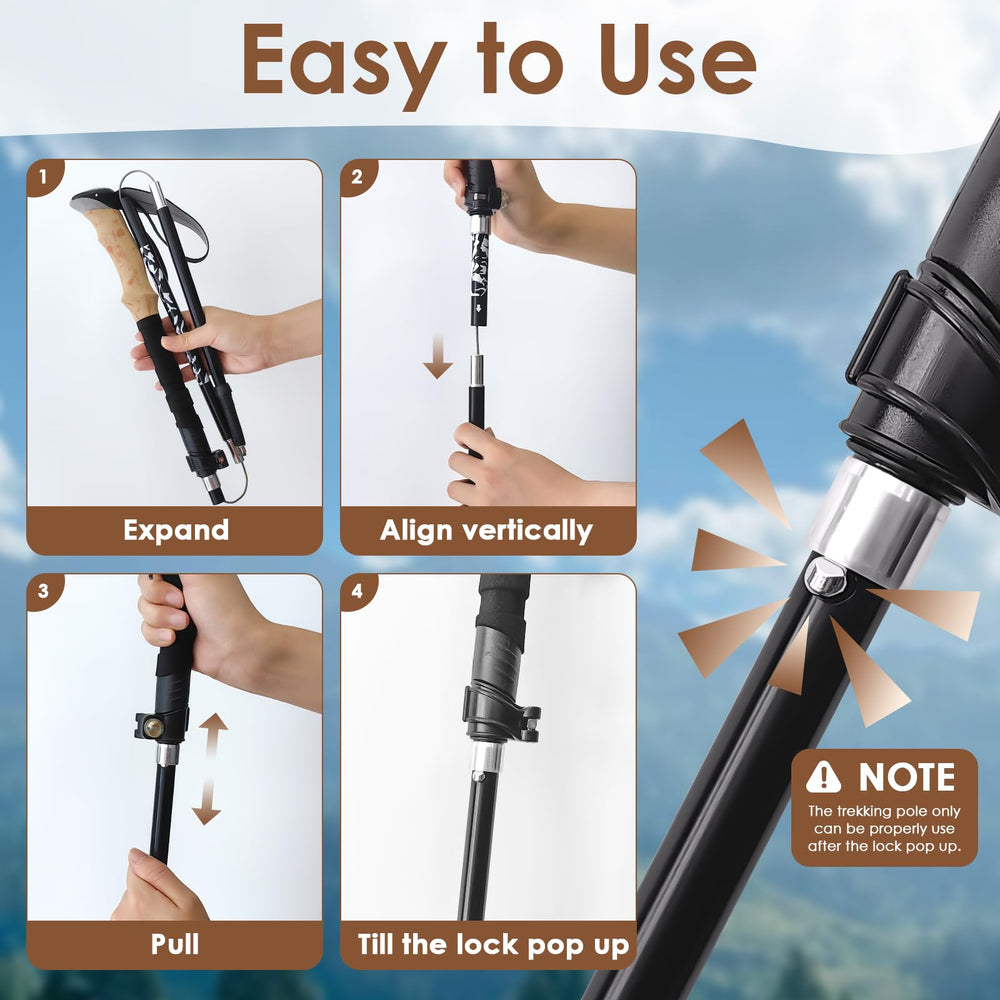 SpaceInside interchangeable tips adapt to dirt, snow, mud terrains