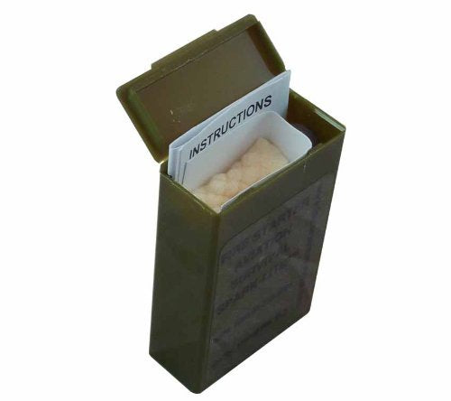 Spark-Lite with tinder-quick tabs creates fast fires in the field.