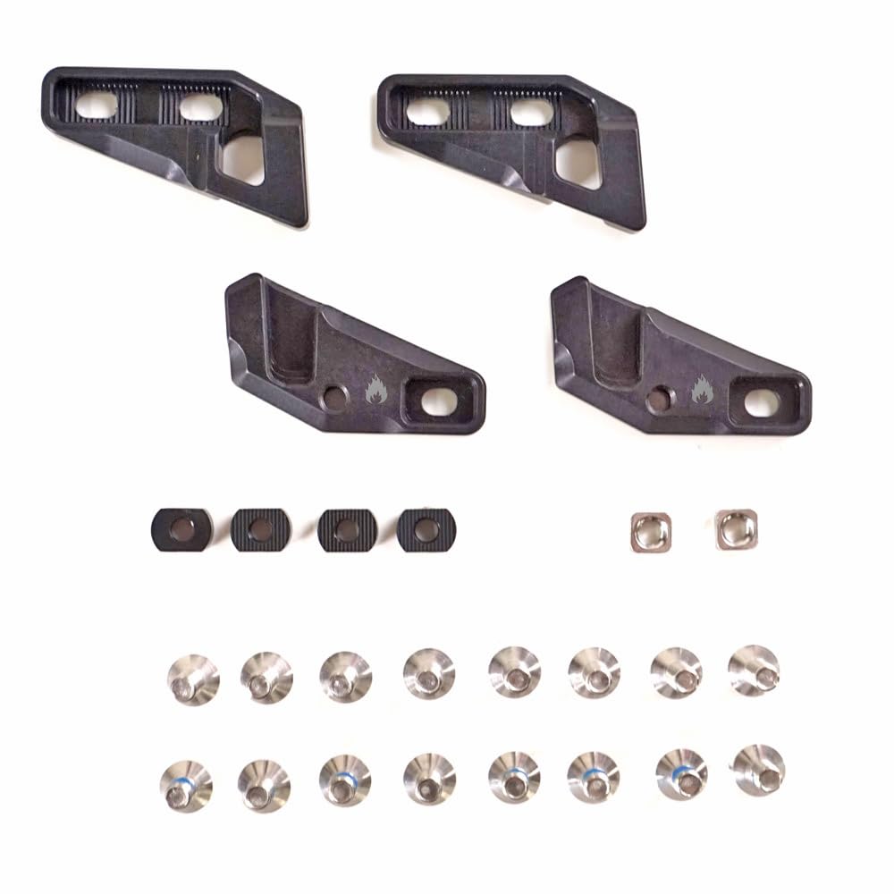 Spark R&D Fixie Through-Mount Clip side view highlights durable aluminum construction for reliable rides