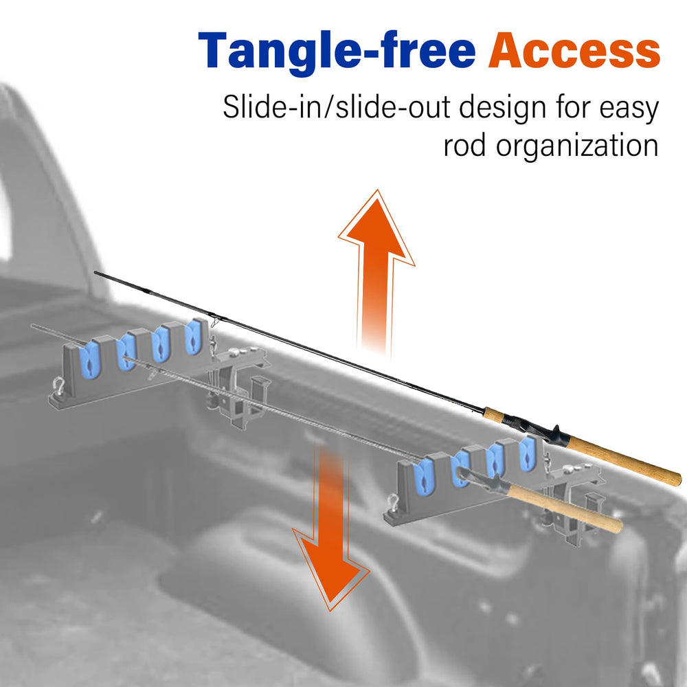 Can mount horizontally or vertically to maximize space.