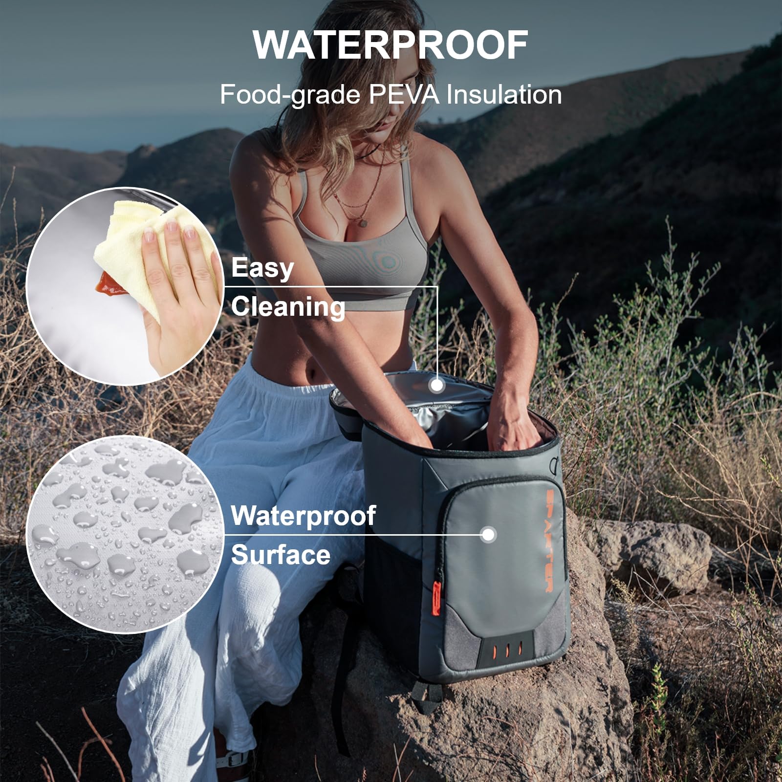 SPARTER backpack cooler bottle opener accessory ready for social outings