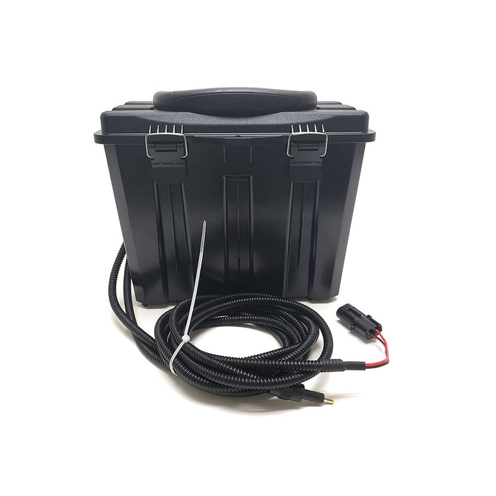 Spartan Camera Ghost GoLive 12V output enables continuous power.