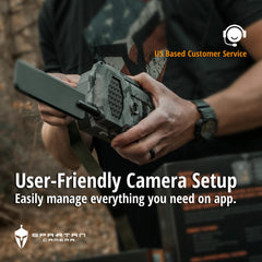 Spartan Camera GoCam2 night vision no-glow preserves discreet nighttime monitoring.